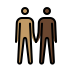 men holding hands, medium skin tone, dark skin tone